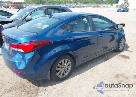 2015 Hyundai Elantra Se z USA, uszkodzony, nr VIN KMHDH4AE2FU320929